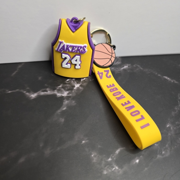 The Unbranded Brand Other - Kobe Bryant LA Lakers Yellow and Purple Keychain